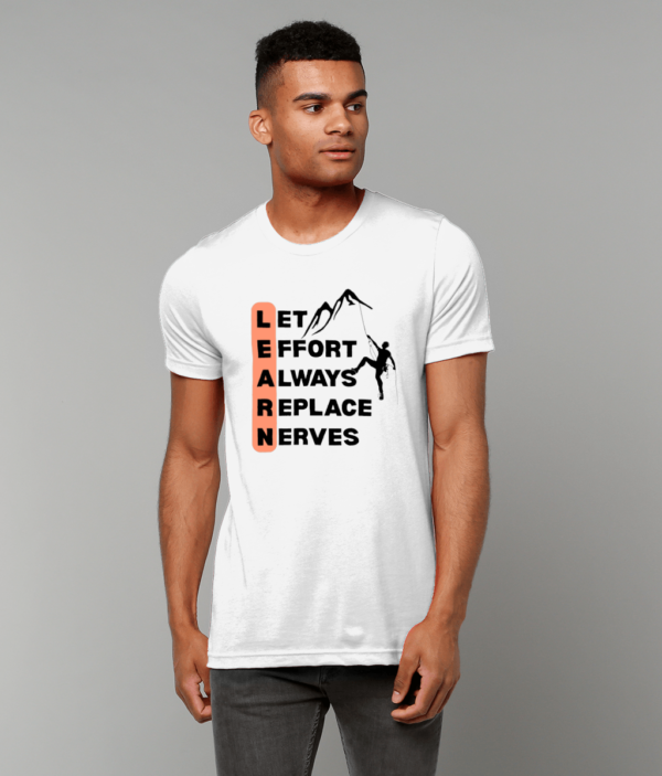 mockup-05843dc9df08679eb693df62f9458614.png “LEARN” Motivational Climbing T-Shirt