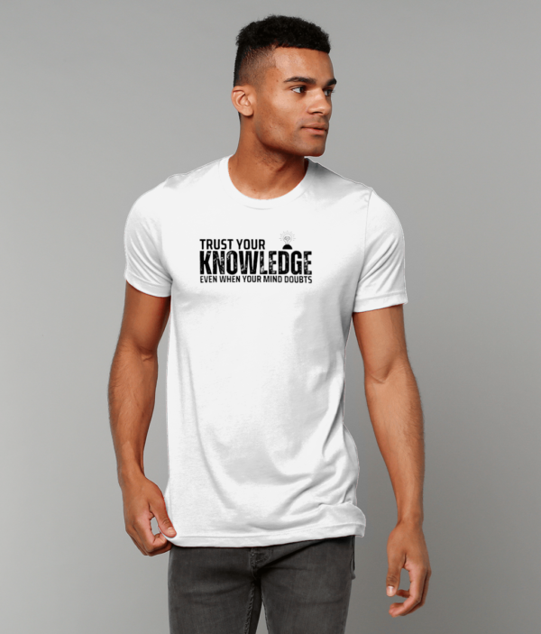 mockup-710faa2ec0a69d9b8776c12c98037808.png Trust Your Knowledge T-Shirt - Exam Mindset for Students