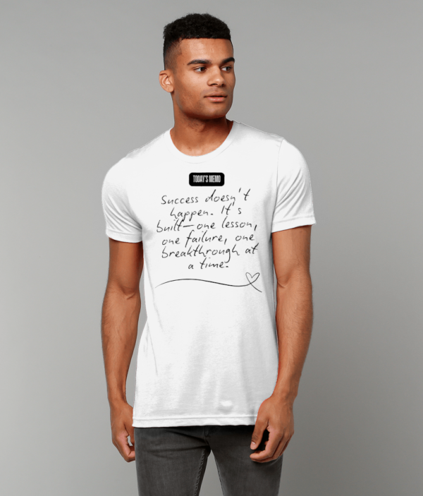 mockup-c3087099d72f6922d5a4f87a3926b257.png “Today’s Memo” Motivational Unisex T-Shirt