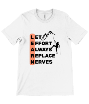 “LEARN” Motivational Climbing T-Shirt